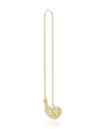 Natasha Zinko Crochet Bird Earring - Metallic