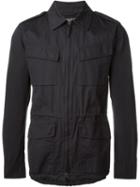 Aspesi Cargo Jacket, Men's, Size: Large, Black, Cotton