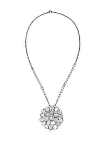 Saqqara 'flower' Necklace - Grey