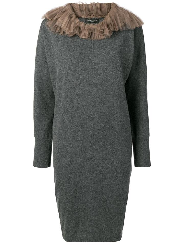 Fabiana Filippi Loose-fit Shirt Dress - Grey