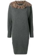 Fabiana Filippi Loose-fit Shirt Dress - Grey