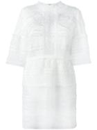 Iro Lace Detailed Dress, Women's, Size: 38, White, Cotton/polyester