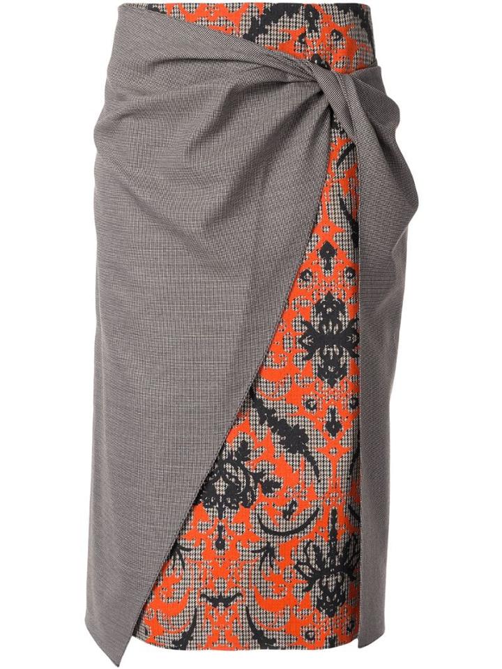 Ports 1961 Deconstructed Skirt - Brown