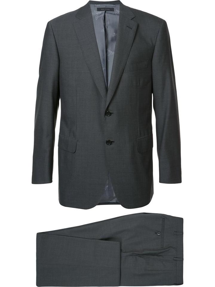 Brioni Two-piece Suit, Size: 58, Grey, Wool