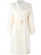 J.w.anderson Wrap Front Trench Coat, Women's, Size: 10, Nude/neutrals, Cotton/polyurethane/nylon