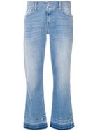 7 For All Mankind Cropped Bootcut Jeans - Blue