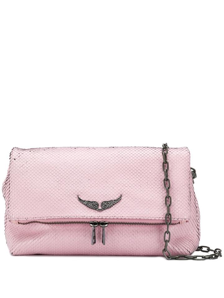 Zadig & Voltaire Rocky Keith Shoulder Bag - Pink
