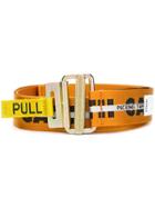 Heron Preston Packing Tape Belt - Yellow & Orange