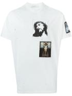 Givenchy Christ Patch T-shirt, Men's, Size: Small, White, Cotton