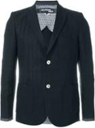 Junya Watanabe Comme Des Garçons Man Two Button Blazer, Men's, Size: L, Blue, Cupro/cotton/linen/flax
