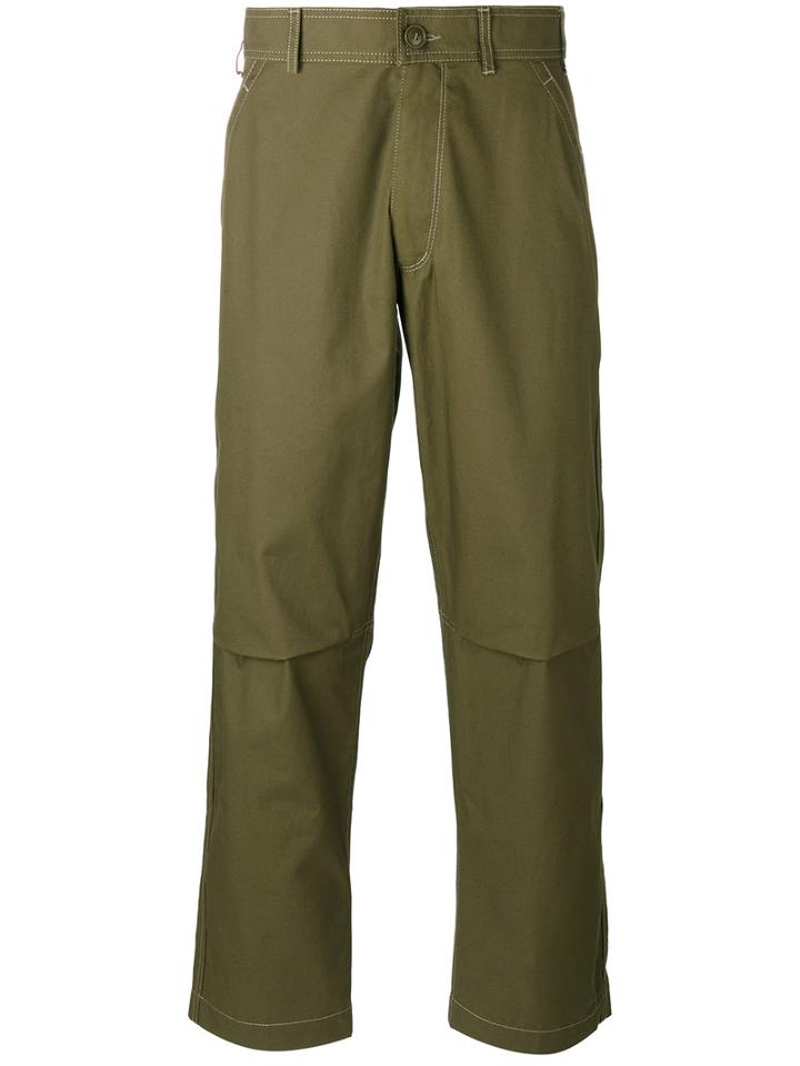 Comme Des Garçons Shirt Cargo Trousers, Men's, Size: Small, Green, Cotton