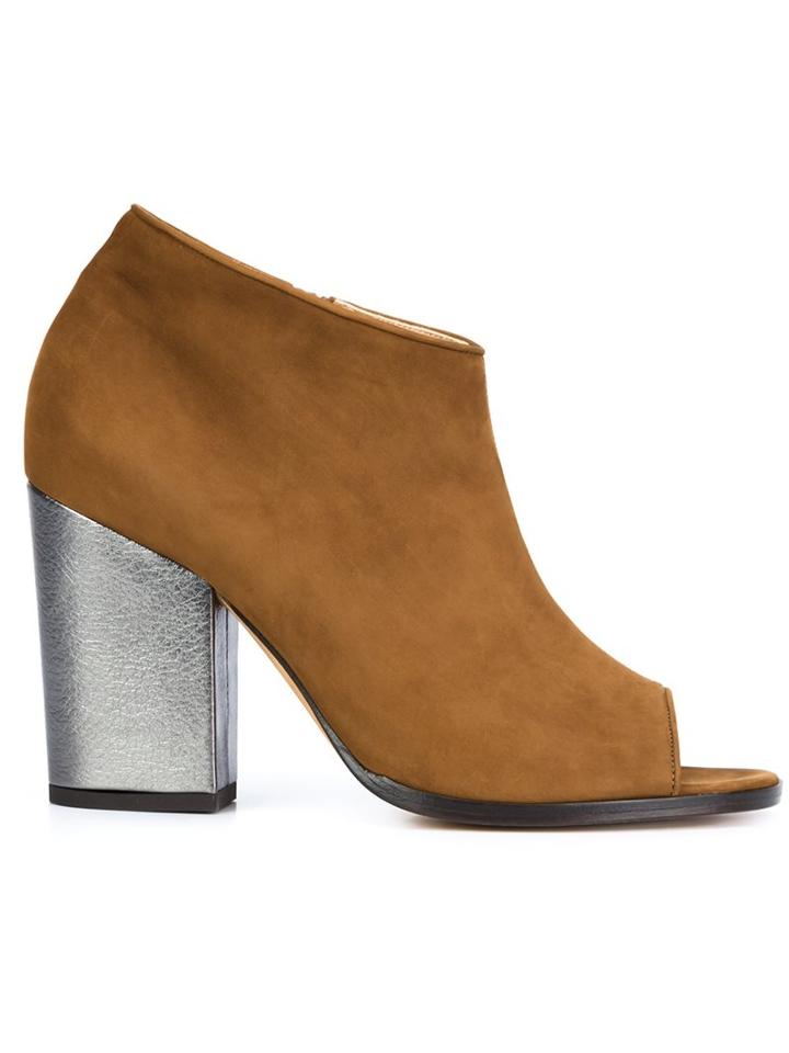 Alexa Wagner Open Toe Ankle Booties