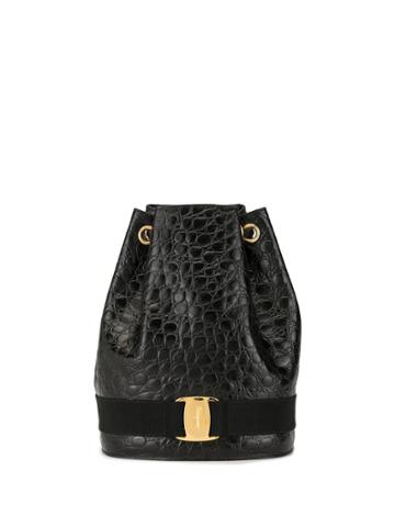Salvatore Ferragamo Pre-owned Vara Backpack - Black