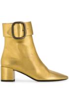 Saint Laurent Joplin 50 Boots - Gold