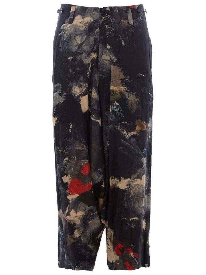 Yohji Yamamoto Painting Print Trousers