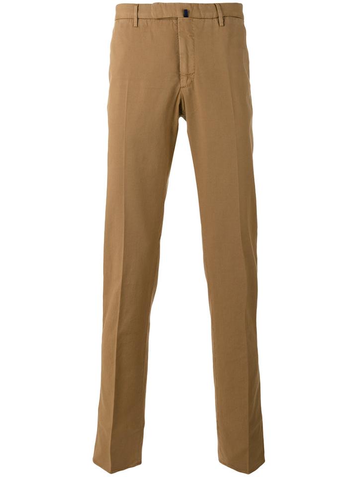 Incotex - Slim-fit Chinos - Men - Cotton/spandex/elastane - 56, Nude/neutrals, Cotton/spandex/elastane