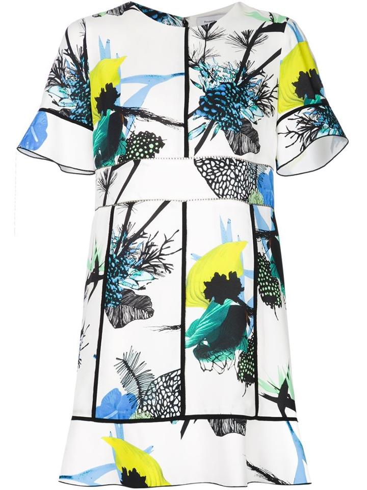 Proenza Schouler Floral Patchwork Dress