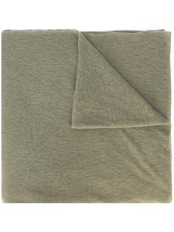 Botto Giuseppe Textured Scarf - Green