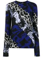 Proenza Schouler Multi-print Sweater - Blue