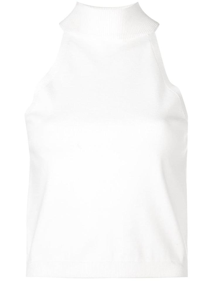 Alice+olivia Hiedi Knitted Top - White