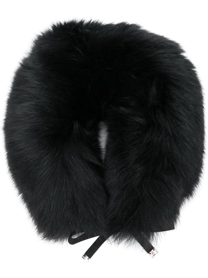 Moncler Tie Stole - Black