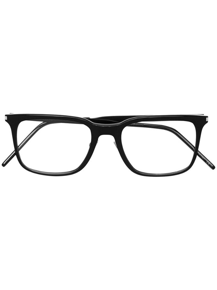 Saint Laurent Eyewear Square Shaped Glasses - Black