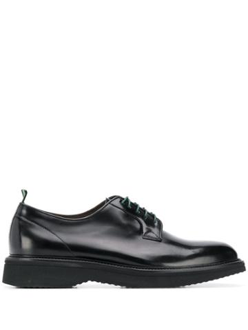 Green George Brogue Shoes - Black