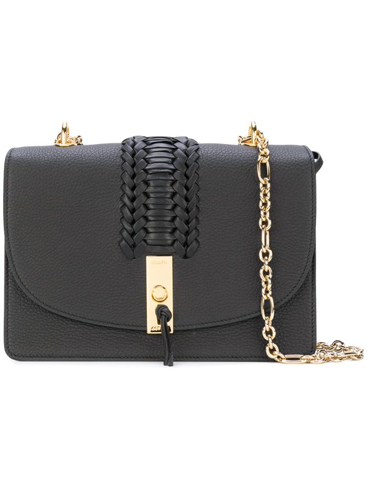 Altuzarra Braided Detail Shoulder Bag - Black