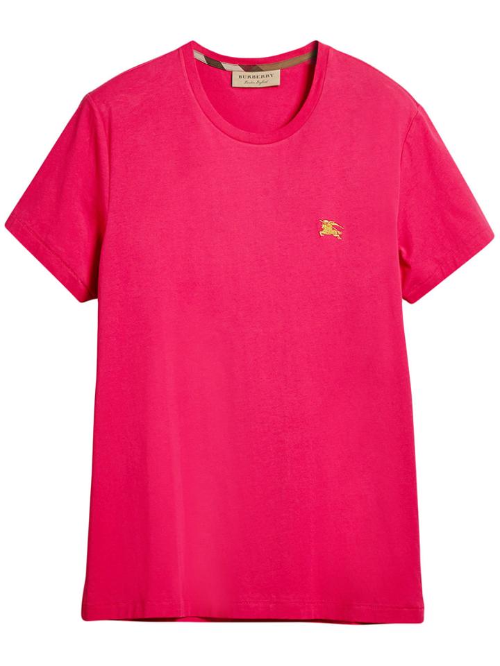 Burberry Cotton Jersey T-shirt - Pink & Purple