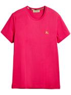Burberry Cotton Jersey T-shirt - Pink & Purple