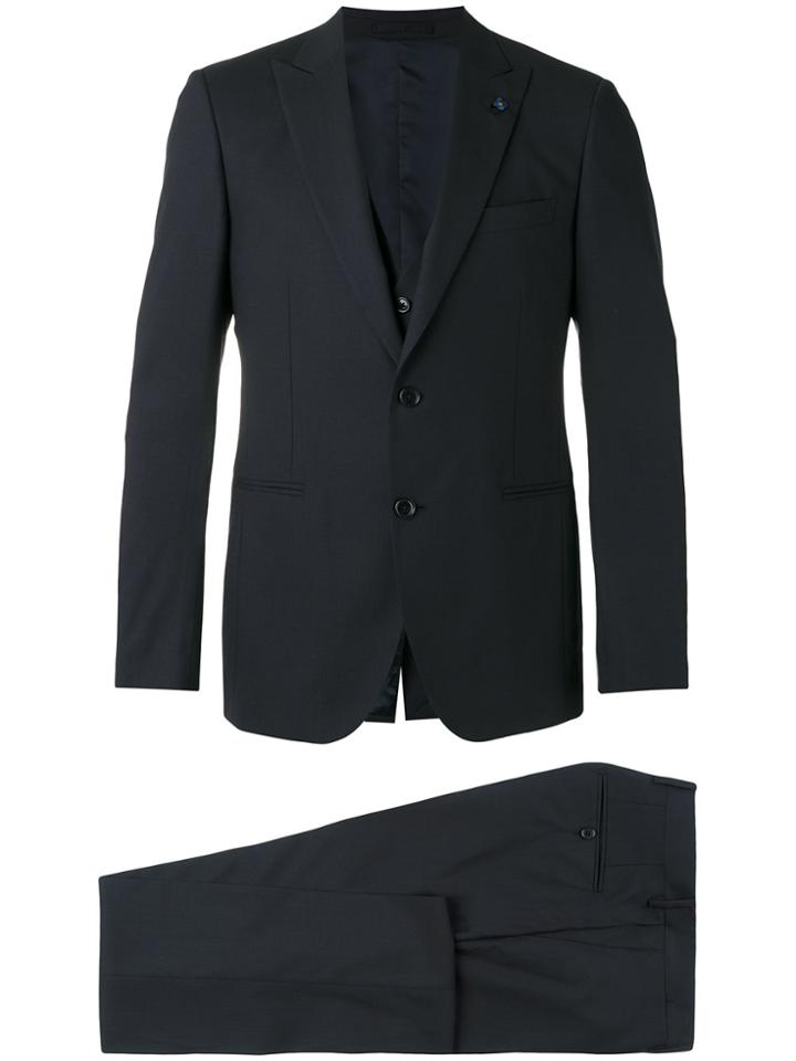 Lardini Three-piece Suit - Blue
