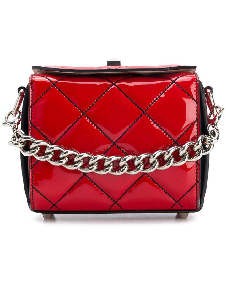 Alexander Mcqueen Box Bag 16 - Red