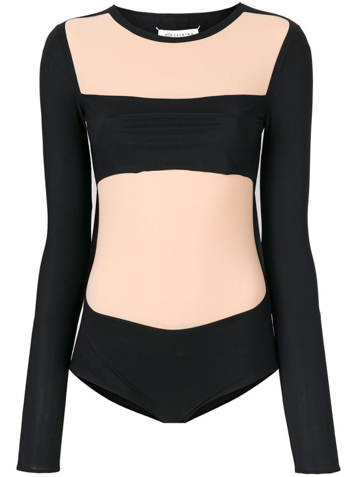 Maison Margiela Bi-colour Paneled Body - Nude & Neutrals
