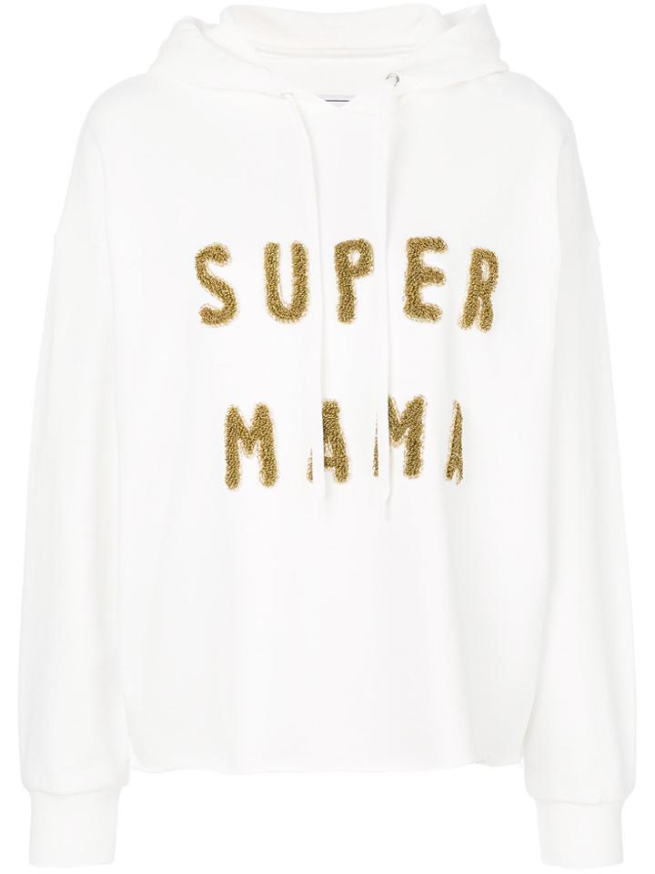 Forte Dei Marmi Couture Super Mama Hoodie - White