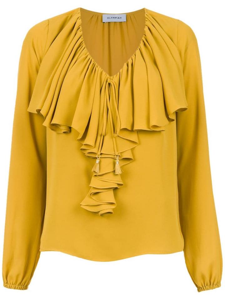 Olympiah Juli Ruffled Blouse - Yellow