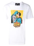 Dom Rebel Comic Print T-shirt - White