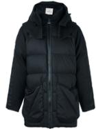 Moncler X Off-white Hooded Long Padded Jacket, Men's, Size: Small, Black, Cotton/feather Down/polyamide
