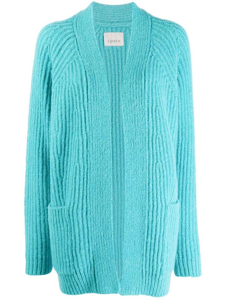 Laneus Long Sleeve Cardigan - Blue