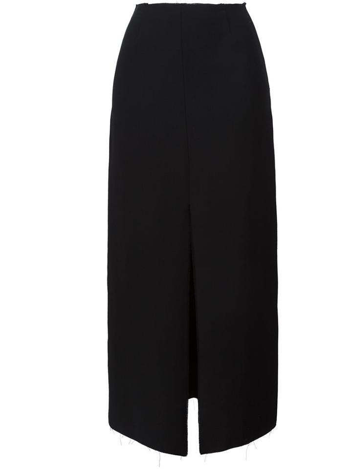 Tome Crepe Slit Skirt