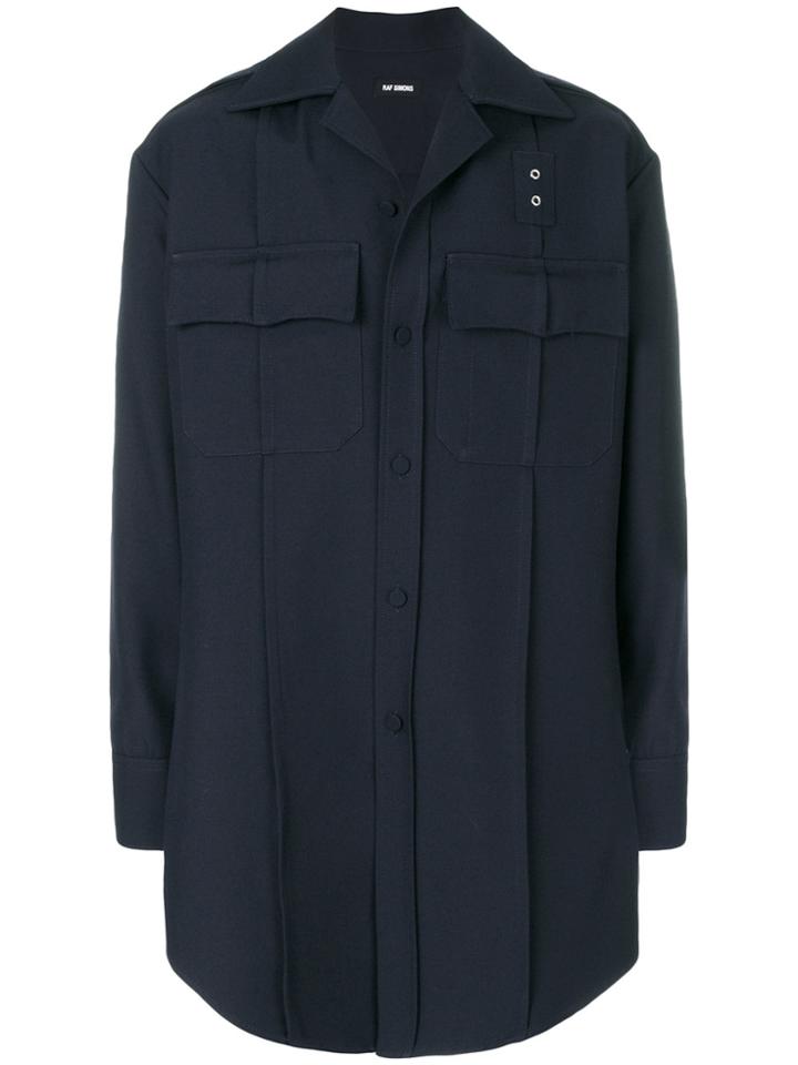 Raf Simons Cargo Pocket Shirt - Blue