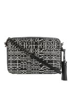Michael Michael Kors Ginny Logo Print Bag - Black