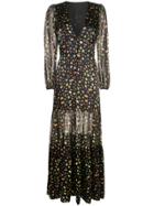 Cynthia Rowley Caroline Tiered Maxi Dress - Black