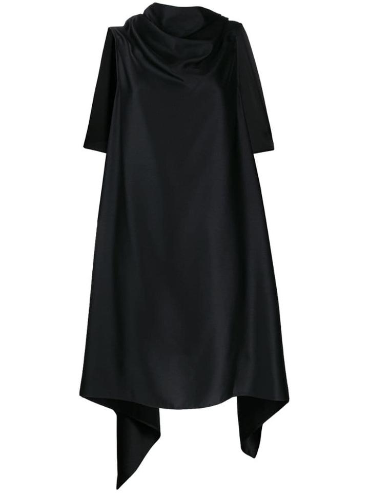 Neil Barrett Draped Blouse - Black