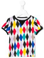 Rykiel Enfant Harlequinn Print T-shirt, Girl's, Size: 8 Yrs, White