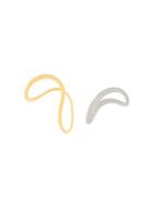 Charlotte Chesnais Slide S+m Mismatched Earrings - Metallic