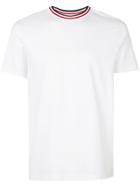 Moncler Contrast Collar T-shirt - White