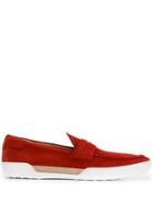 Tod's Penny Loafers - Red