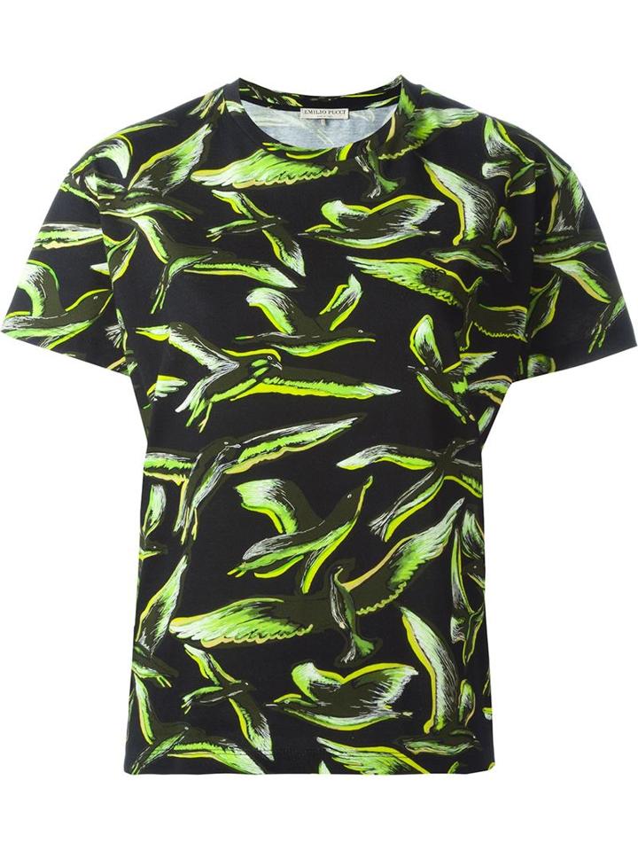 Emilio Pucci Bird Print T-shirt