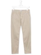 Paolo Pecora Classic Chinos, Boy's, Size: 14 Yrs, Nude/neutrals