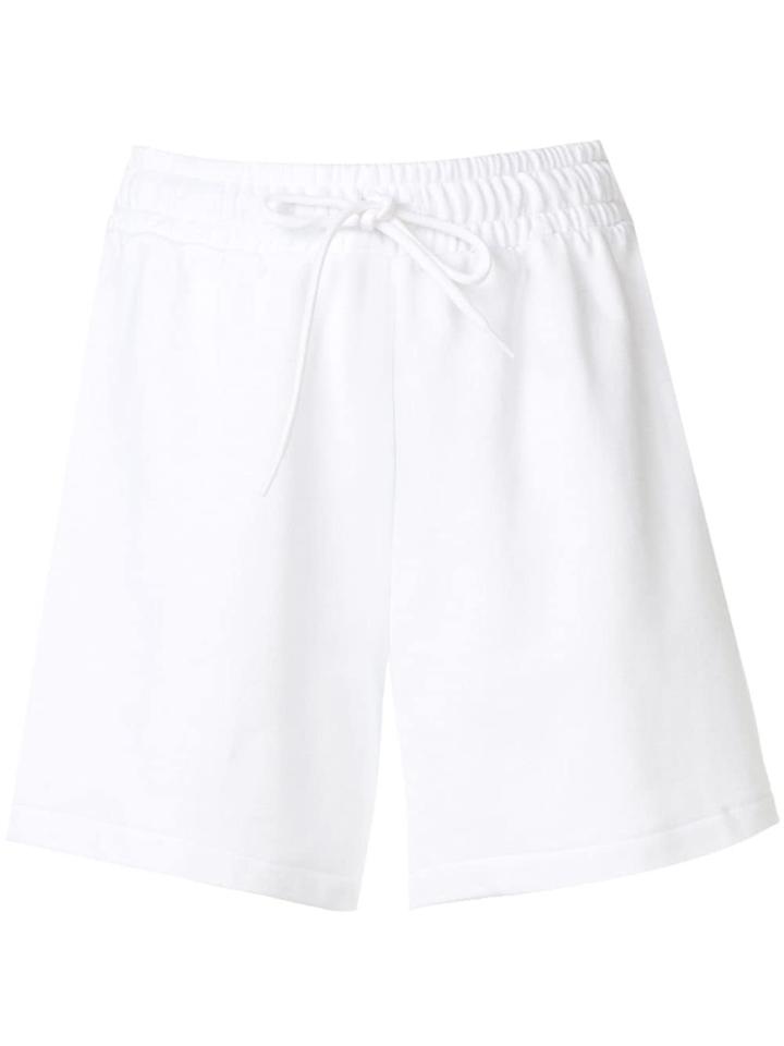 Gaelle Bonheur Mesh Panel Shorts - White